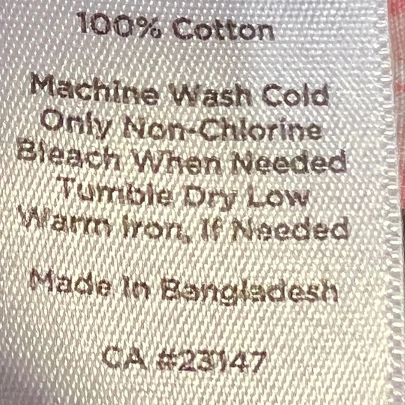 Talbots size Large Cotton 3/4 length sleeve geometric print - Picture 9 of 9